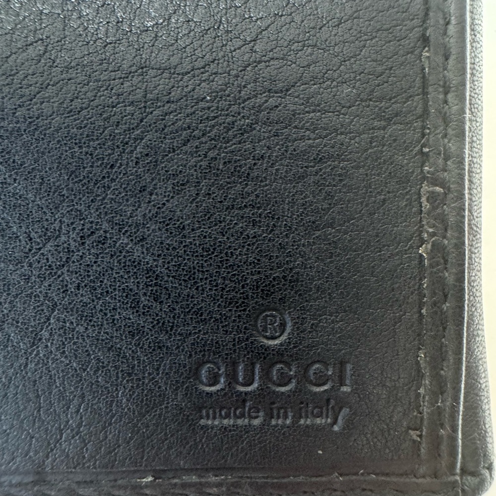 Gucci Women’s Black Leather Long Wallet With Silver Hardware - Picture 16 of 16